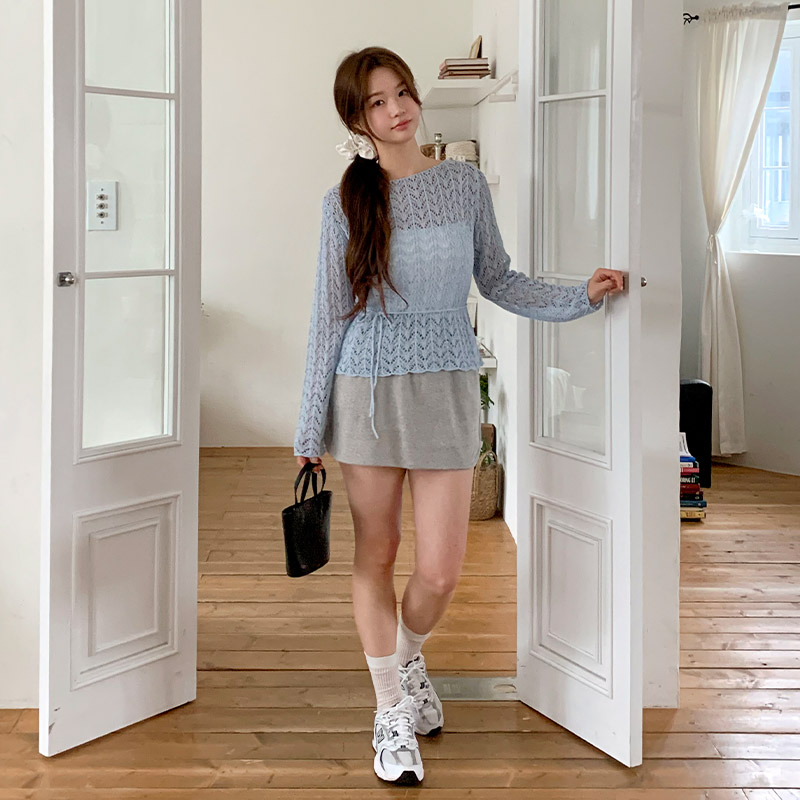 도네아 랍빠 옆슬릿 밴딩 미니 스커트 ps5238 - 상세 이미지 5