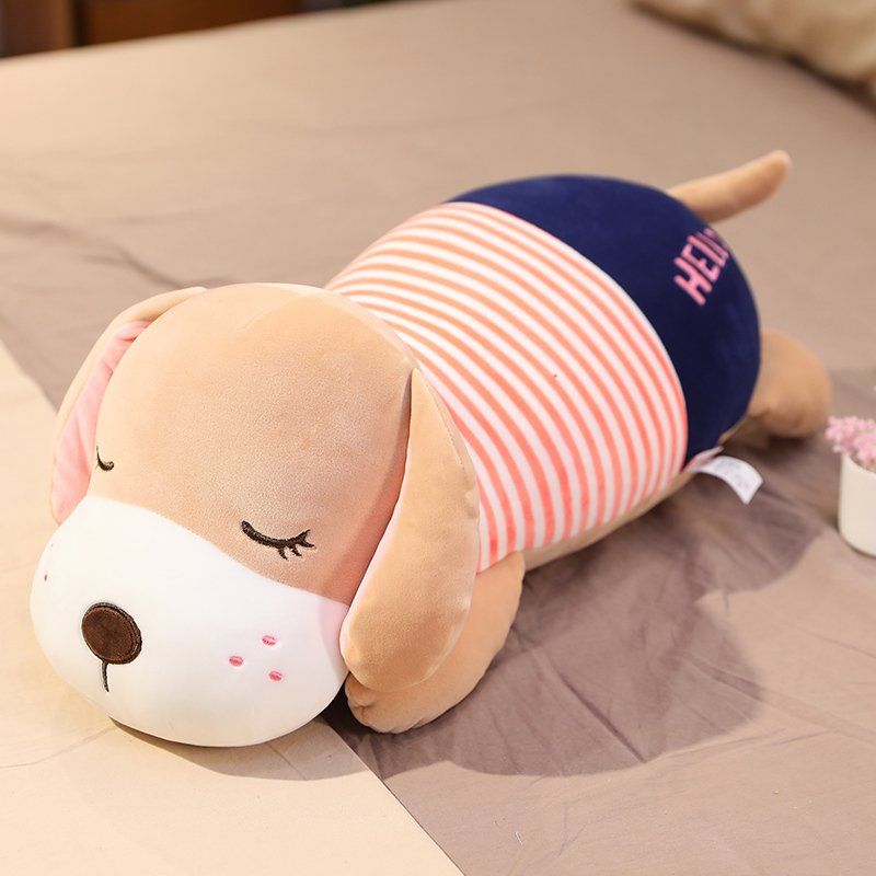 침대 인형 강아지 귀여운 바디필로우 쿠션 동물 애착 - 상품 이미지