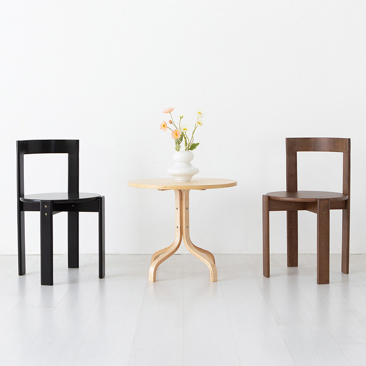 벤쿠 원목의자 고무나무 화이트 7068.2462