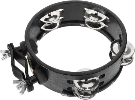 [해외]Alasum 하이햇 탬버린 드럼세트 악기 핸드벨 설치하기 쉬운 액세서리 6인치 댄스