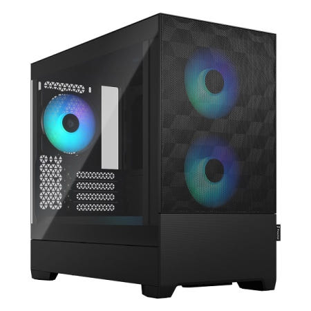 Fractal Design Pop Mini Air RGB Clear 강화유리 Black (미니타워)