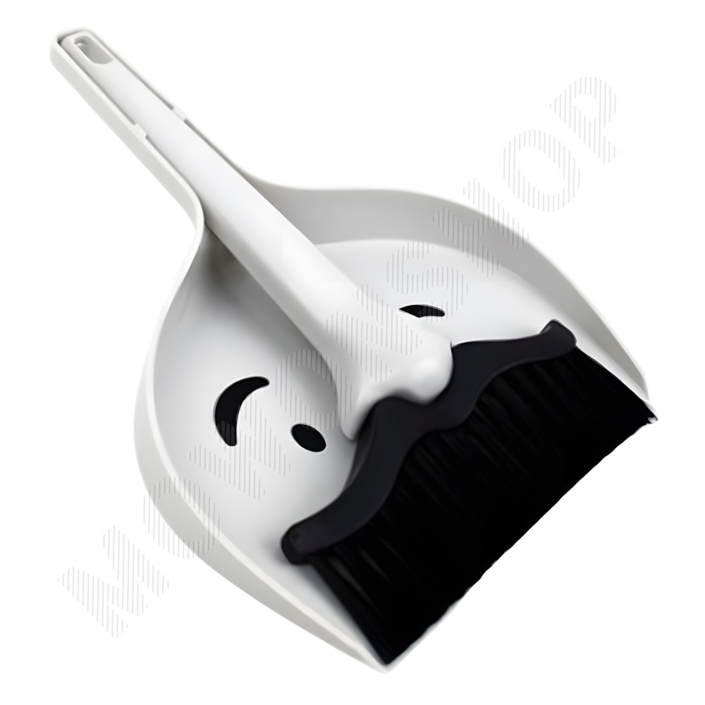 나이롱비 나이롱 나일론 빗자루 비짜루 미니 가벼운 청소비 책상 사무실 세트