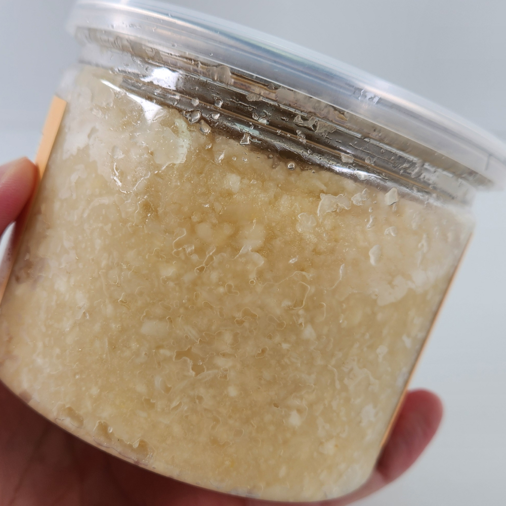 수작업 꼭지제거 신선온도 냉장 프리미엄 다진마늘 500g 국산 태안 마늘 100% - 상세 이미지 4