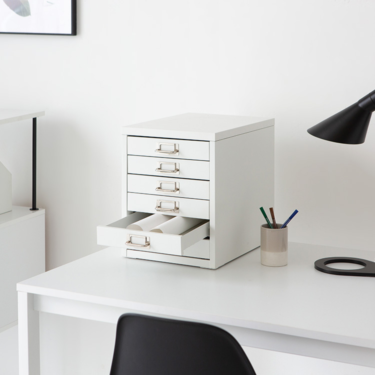 KOMPANY 서랍 280x400x350mm, 6단, 퓨어화이트 1938.6861 - 상세 이미지 4