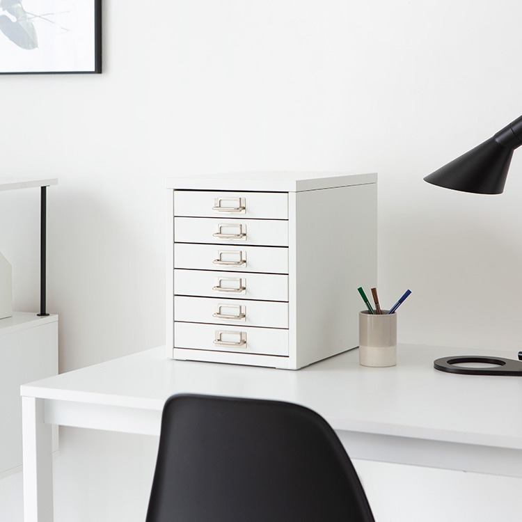 KOMPANY 서랍 280x400x350mm, 6단, 퓨어화이트 1938.6861 - 상세 이미지 5