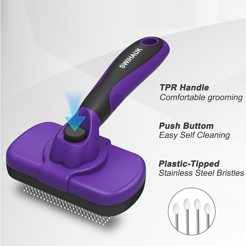 굿앤윌 강아지빗 고양이빗 슬리커 애견 대형견 브러쉬 죽은털 엉킨털 털갈이