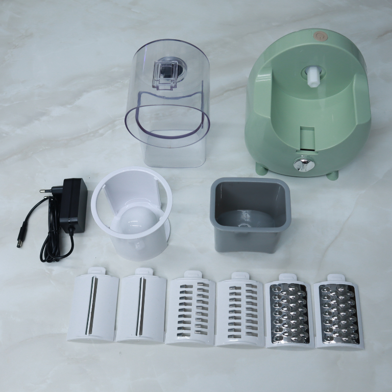 쿡키트 오토 슬라이서 자동채칼 야채 파채 감자채 무채 다용도 전동 채칼