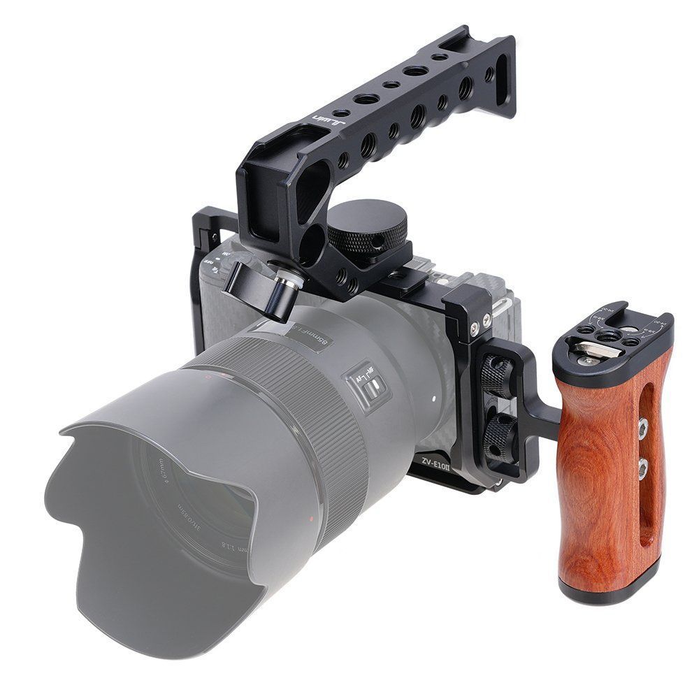 Sony ZV-E10 2세대 카메라 토끼 케이지 확장 호환 프레임 상단 측면 그립 핸들 - 상품 이미지
