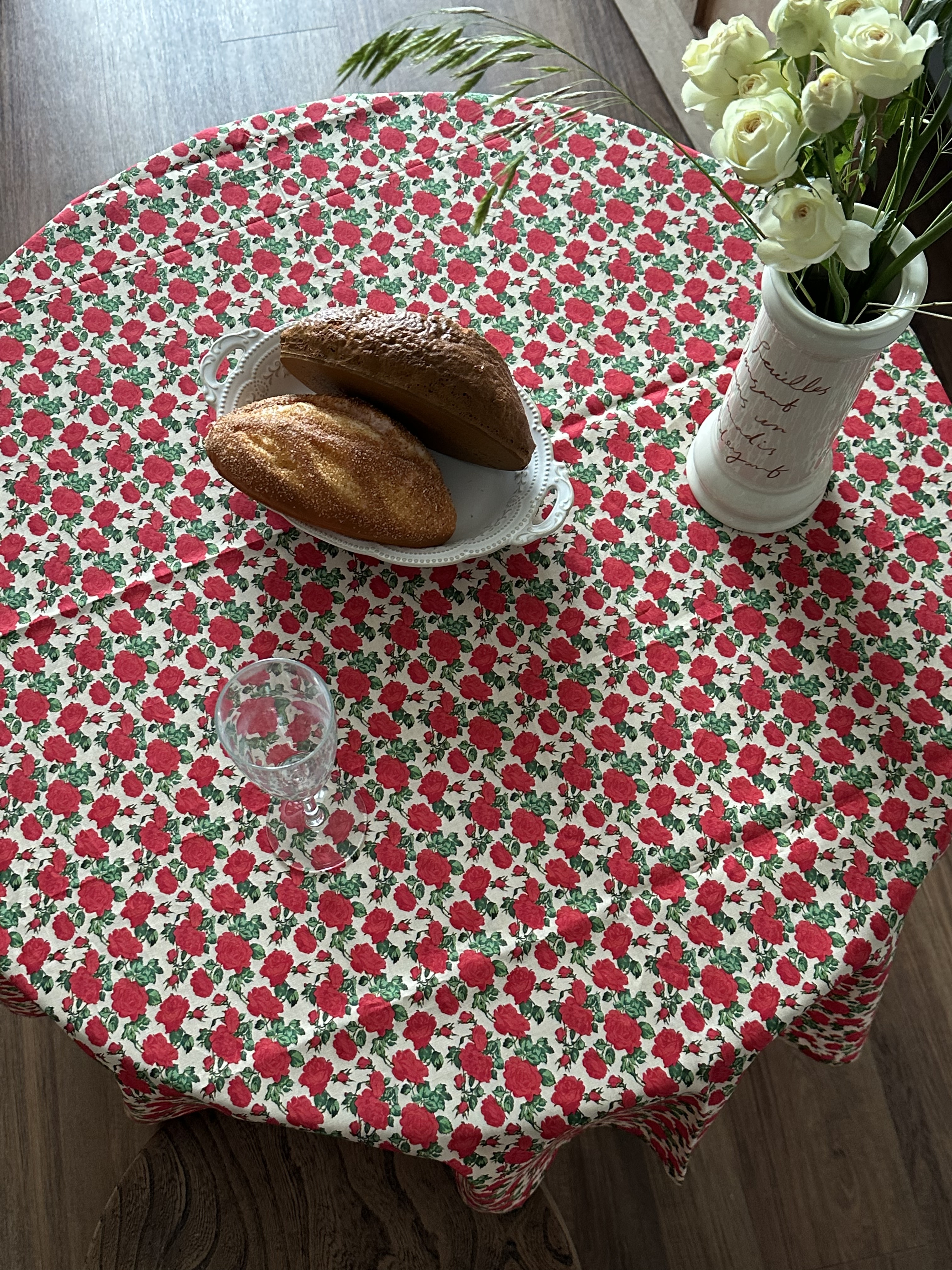 로즈 테이블보 아일랜드 식탁보 백일 돌상 홈파티 카페 덮개 캠핑