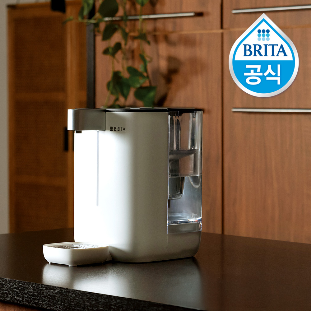브리타 큐브 온도맞춤형 온정수기 4L 화이트+기본필터 1입 제품 이미지