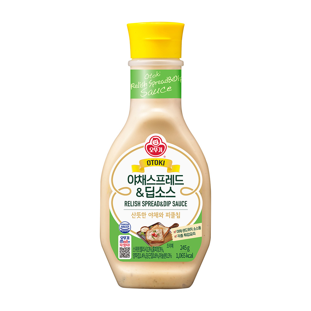 오뚜기 야채 스프레드&딥소스 245g - 메인 이미지