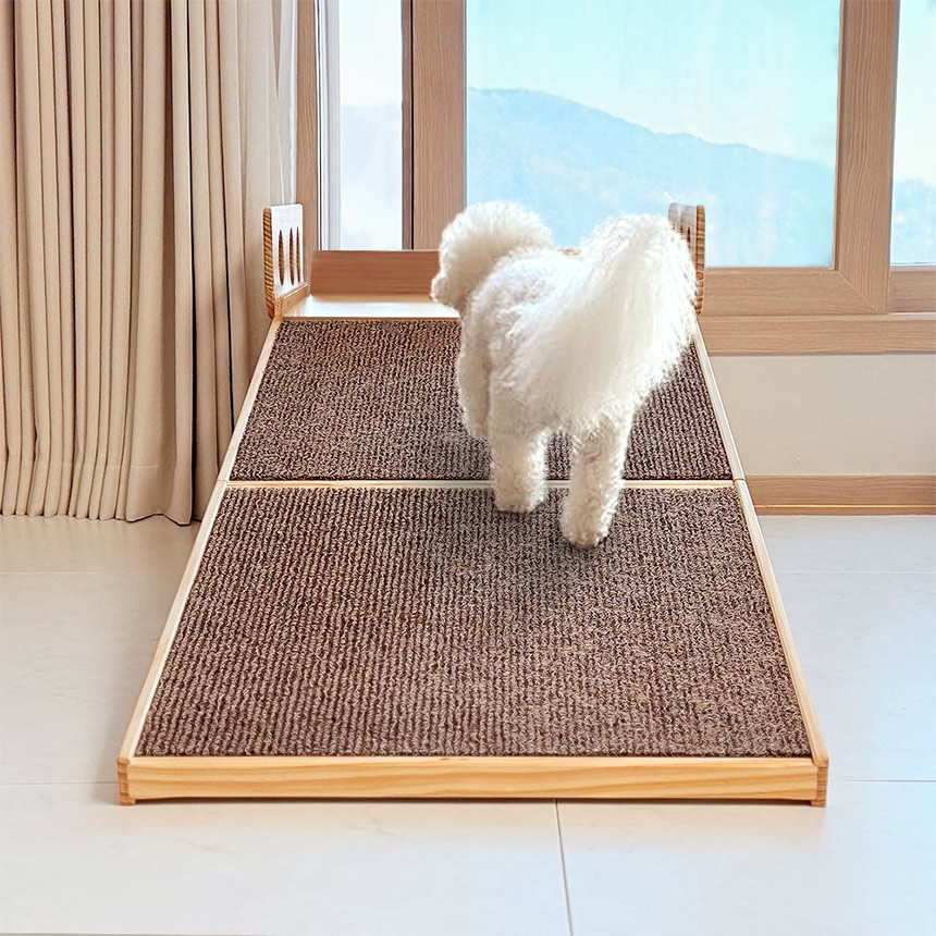 원목강아지집 강아지침대계단 고양이침대 쇼파계단 노견 슬개골 평상