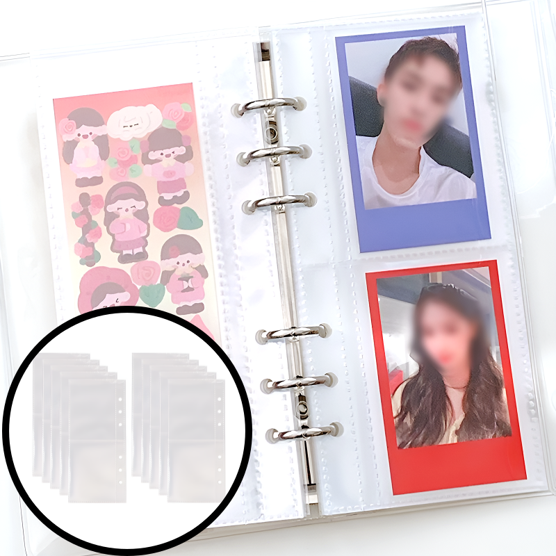 티켓북 속지 포카 바인더 포토 카드 홀더 다이어리 스티커 사진 보관함 정리 앨범 콜렉트북 - 상품 이미지