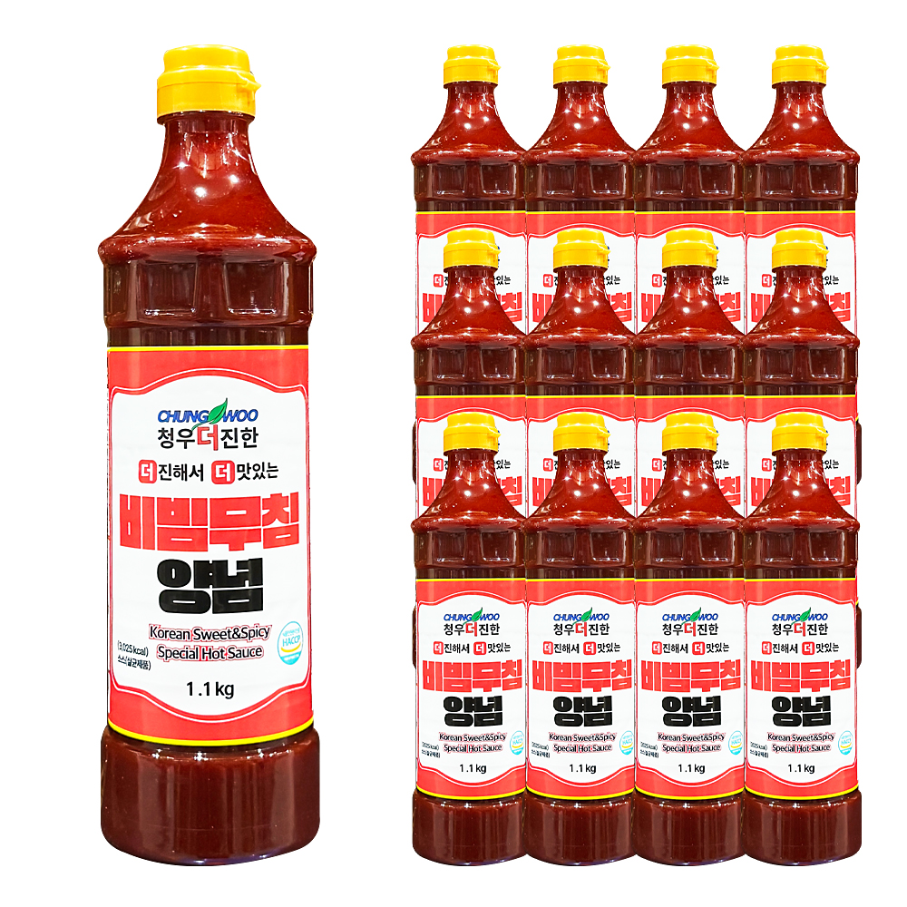 청우 더진한 비빔&무침양념 1.1kg : 푸드올마켓