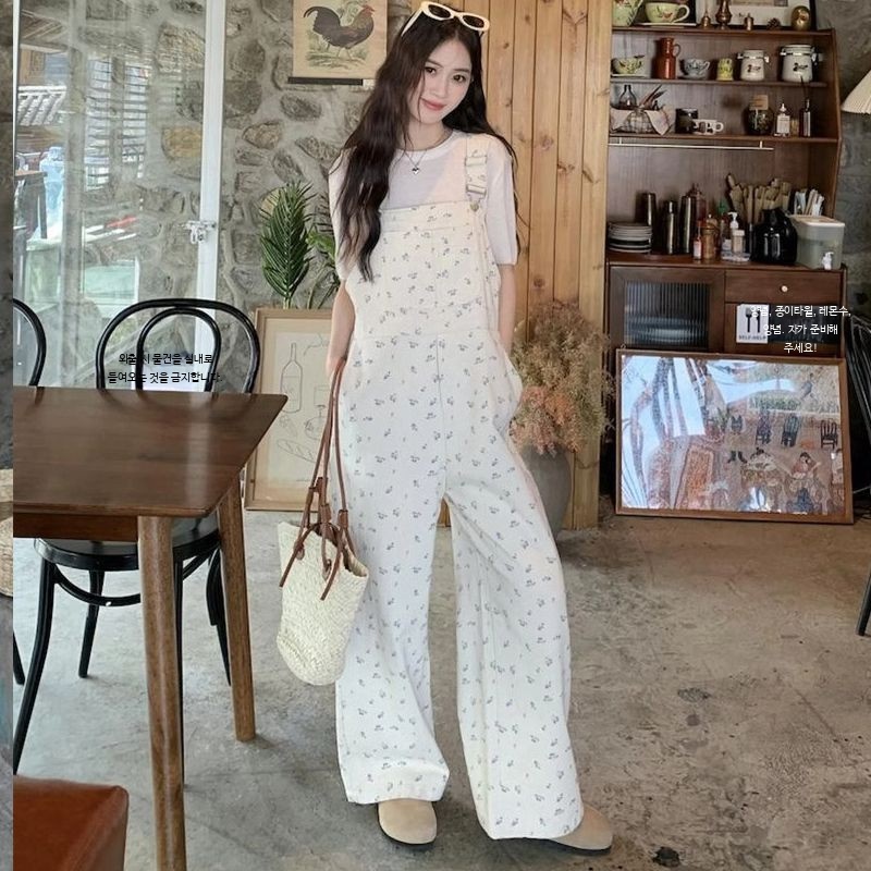 빅사이즈 루즈핏 슬림 점프 와이드 슈트 멜빵 : 구대이번지