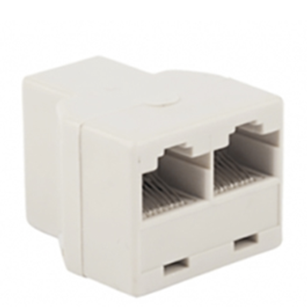 Y자 CAT5E커플러 RJ45연결잭 8P8C커넥터 1대2 랜선나눔 나누기 - 상품 이미지