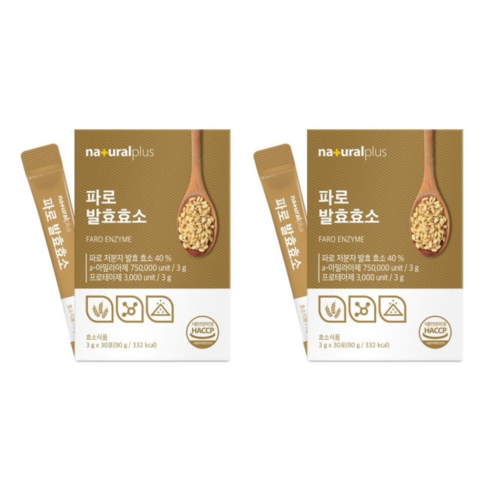 내츄럴플러스 파로 발효효소 비너스 곡물 발효 당효소복합물 저분자 식이섬유 30포, 2개 - 상품 이미지
