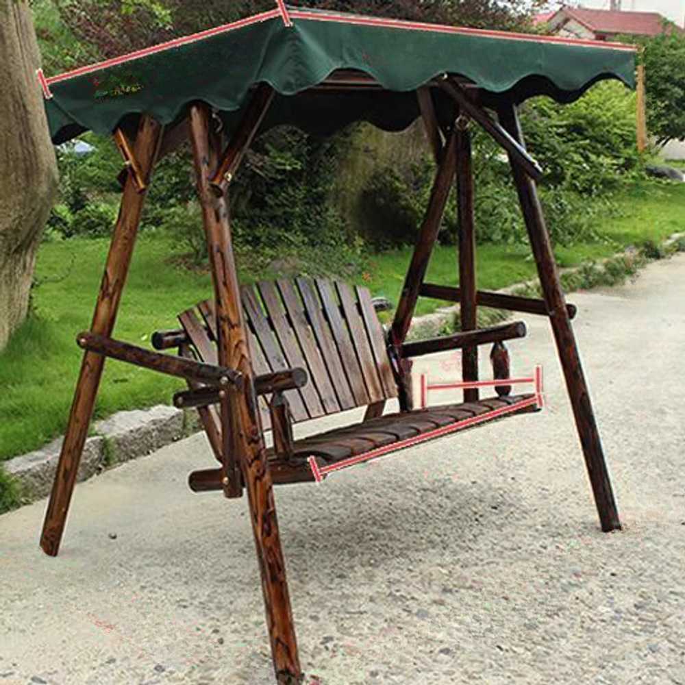 야외 그네의자 흔들의자 정원 카페 놀이터 공중나무 150x120cm - 상품 이미지