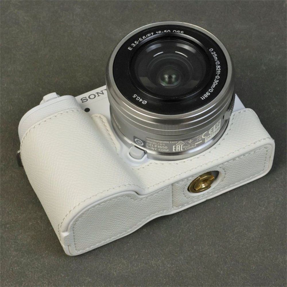 Sony ZV-E10 2세대 카메라 가방 베이스 가죽 케이스 숄더 스트랩 - 상세 이미지 4