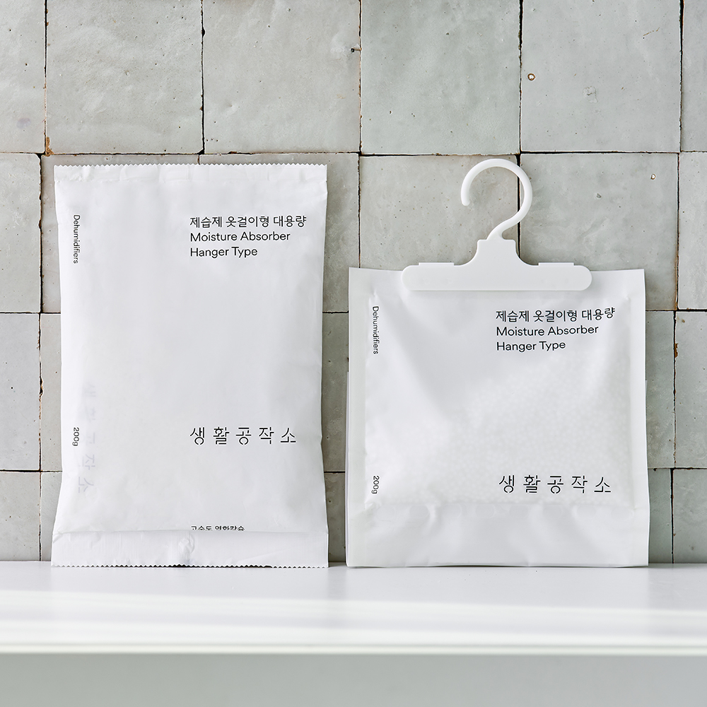옷걸이제습제 옷걸이형 제습제 옷장용제습제 200g 8개