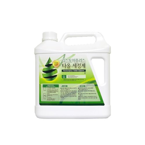 리스토어플러스 4L 타올세정제, 극세사전용세제, 마이크로화이버크리너, MICROFIBER CLEANER - 상품 이미지