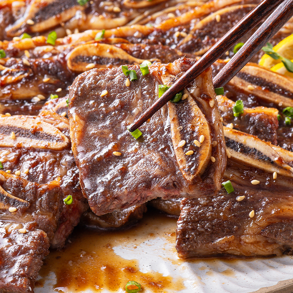 호주산 GF등급 양념 LA갈비 소갈비 500g x 2팩 - 메인 이미지