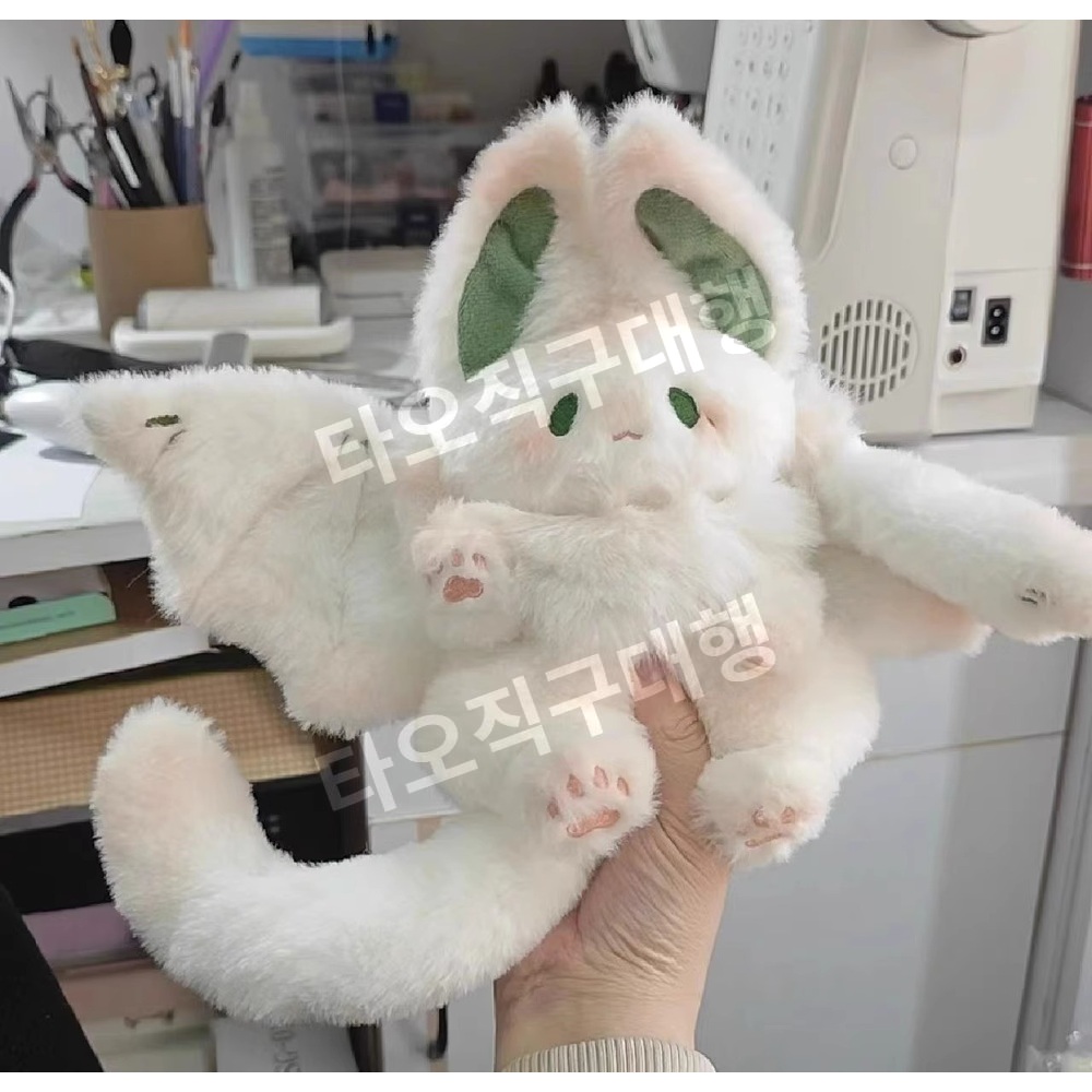 박쥐인형 쿠션 수면 날개달린 소품 귀여운 애착인형 부드러운 선물 애착 봉제인형 - 상품 이미지