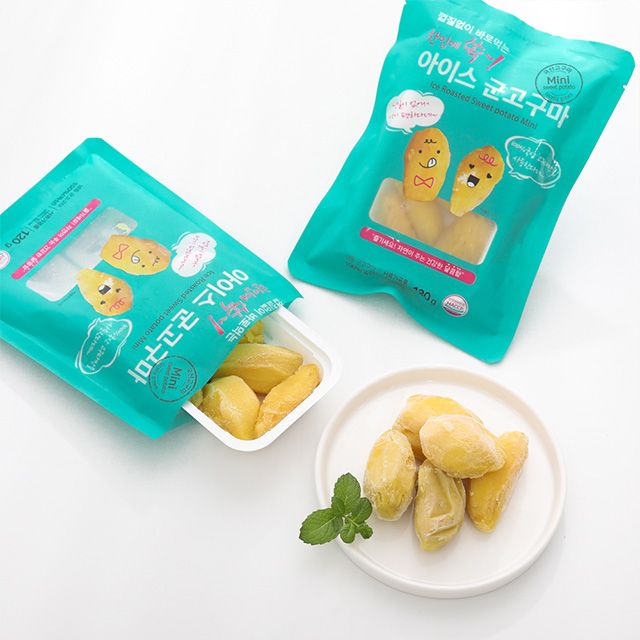 해뜨온 한입에 쏙 아이스 군고구마 120g x 4개 - 상세 이미지 3