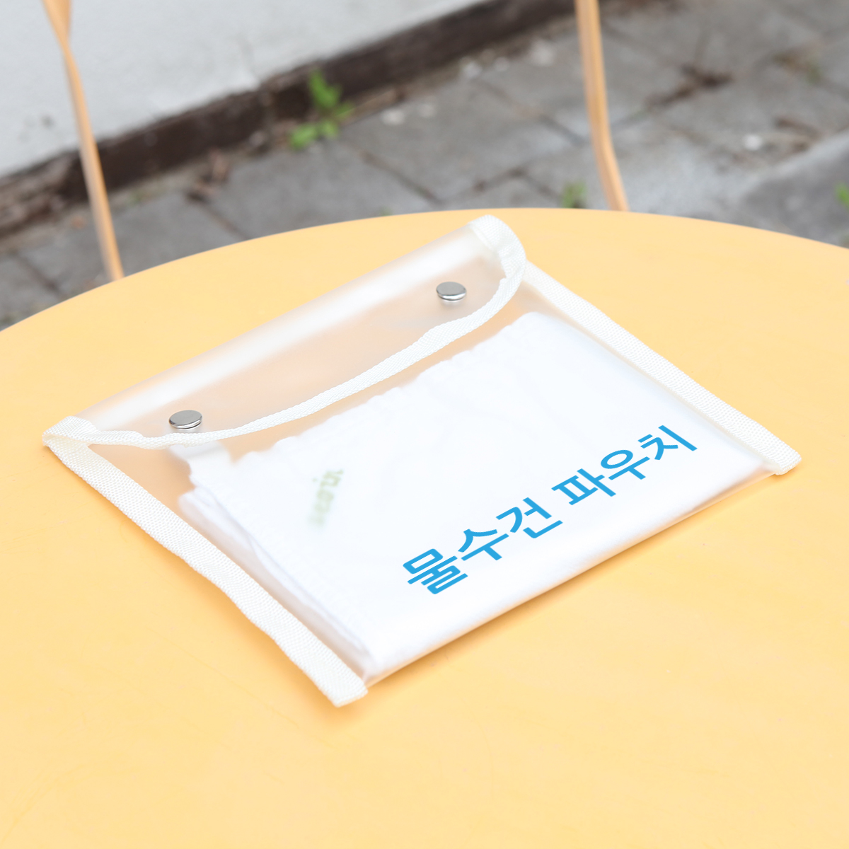 투명 방수 파우치 화장품 여행용 pvc 생리대 투명파우치 - 상세 이미지 4