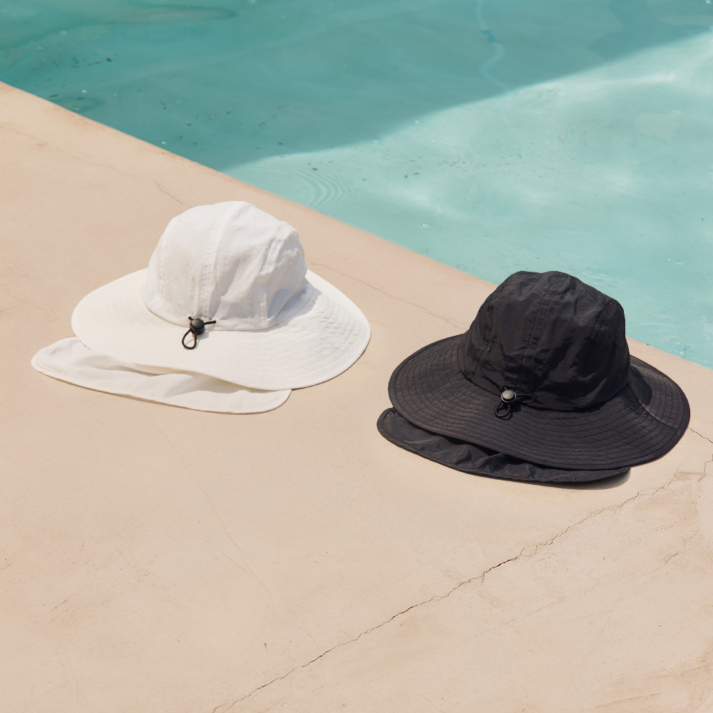 스윔어바웃 와이드 비치 플랩캡 여름 자외선차단 모자 등산 물놀이 남성 여성 썬캡