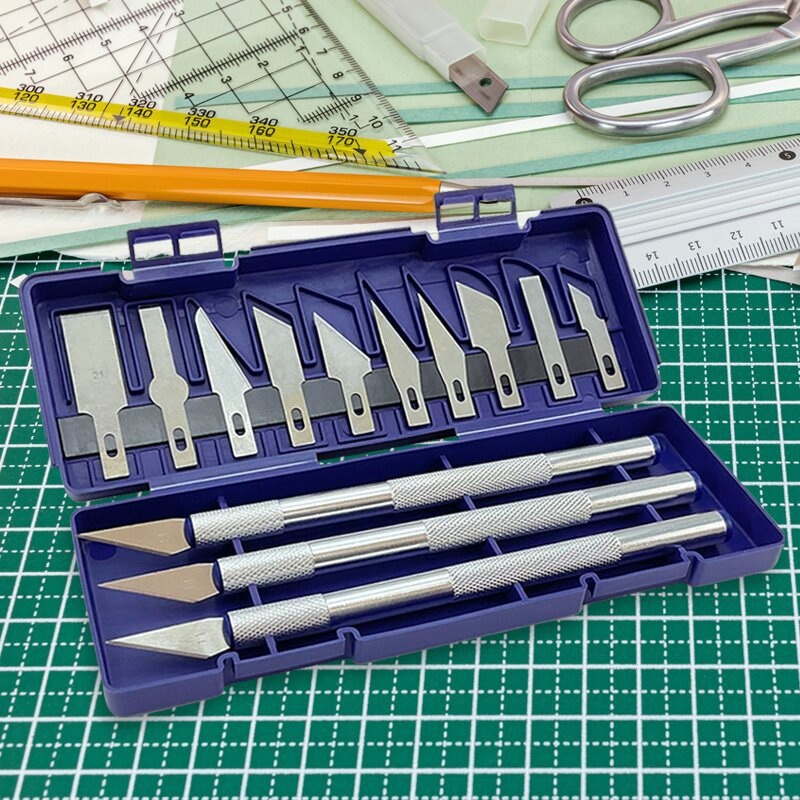 메탈 조각칼 세트 DIY 정밀조각 도구 - 메인 이미지