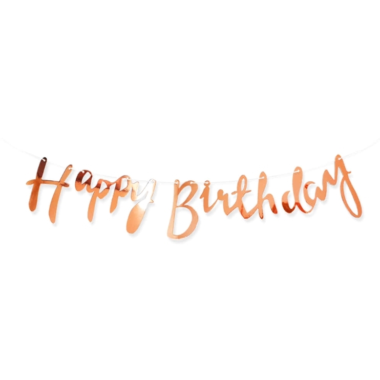 해피버스데이축하용품 영문필기체이벤트소품생일가랜드 미러반사홈파티생일파티가랜드 - 상품 이미지