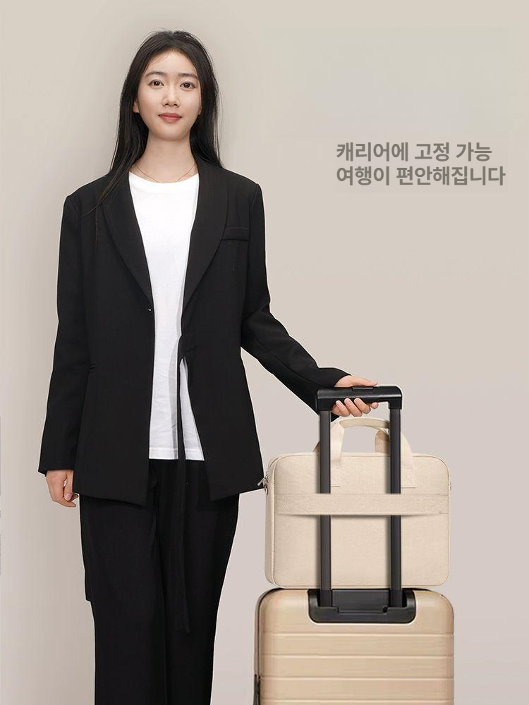 노트북가방 휴대용 남성 여성 태블릿 파우치 케이스 여행 가방 1.베이직 - 상세 이미지 3