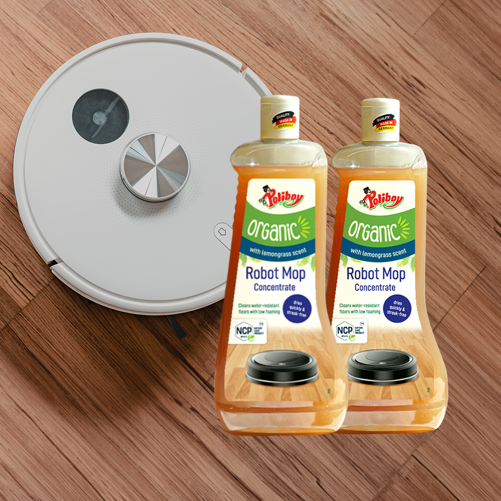 폴리보이 오가닉 로봇청소기 전용 세제 500ml 2개 원목 마루 대리석 바닥 클리너