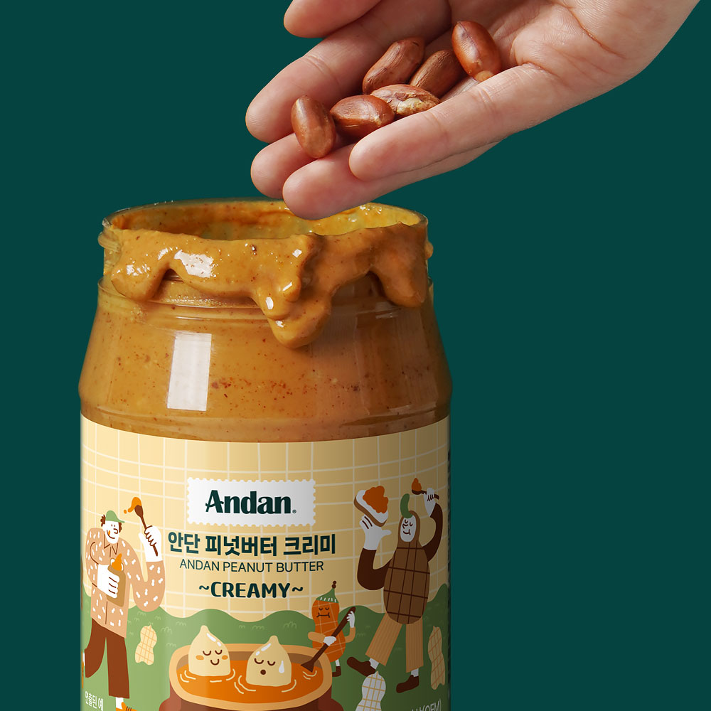 무가당 땅콩버터 100% 순 무설탕 피넛버터크런치 크림
