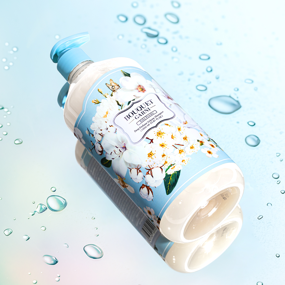 [2개] 부케가르니 딥퍼퓸 볼륨 샴푸 1,000ml 베이비파우더 향 이미지 3