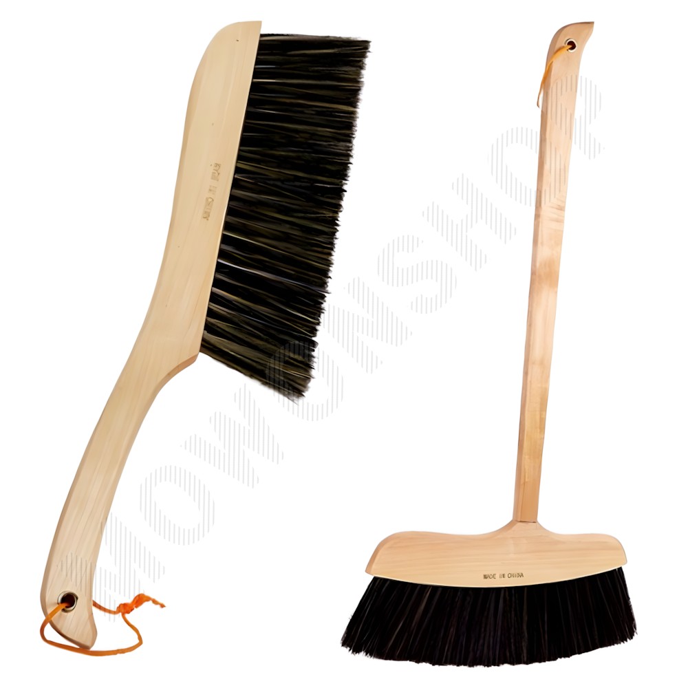 나무비 돼지털 빗자루 빛자루 청소비 실내 방 학교 사무실 비짜루