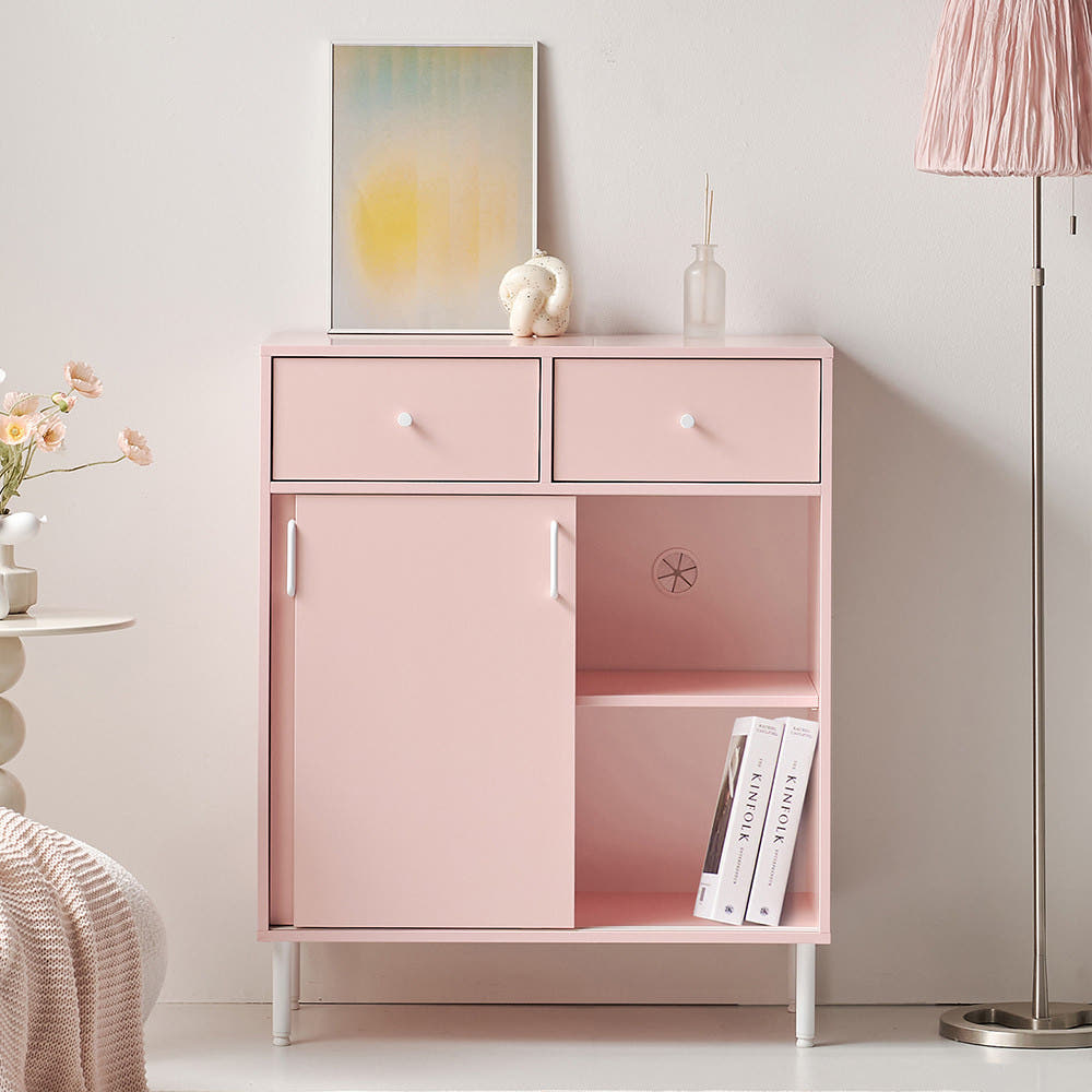 로지 정리장 서랍수납장 거실 다용도실 작은 미니 슬라이드 수납장 800