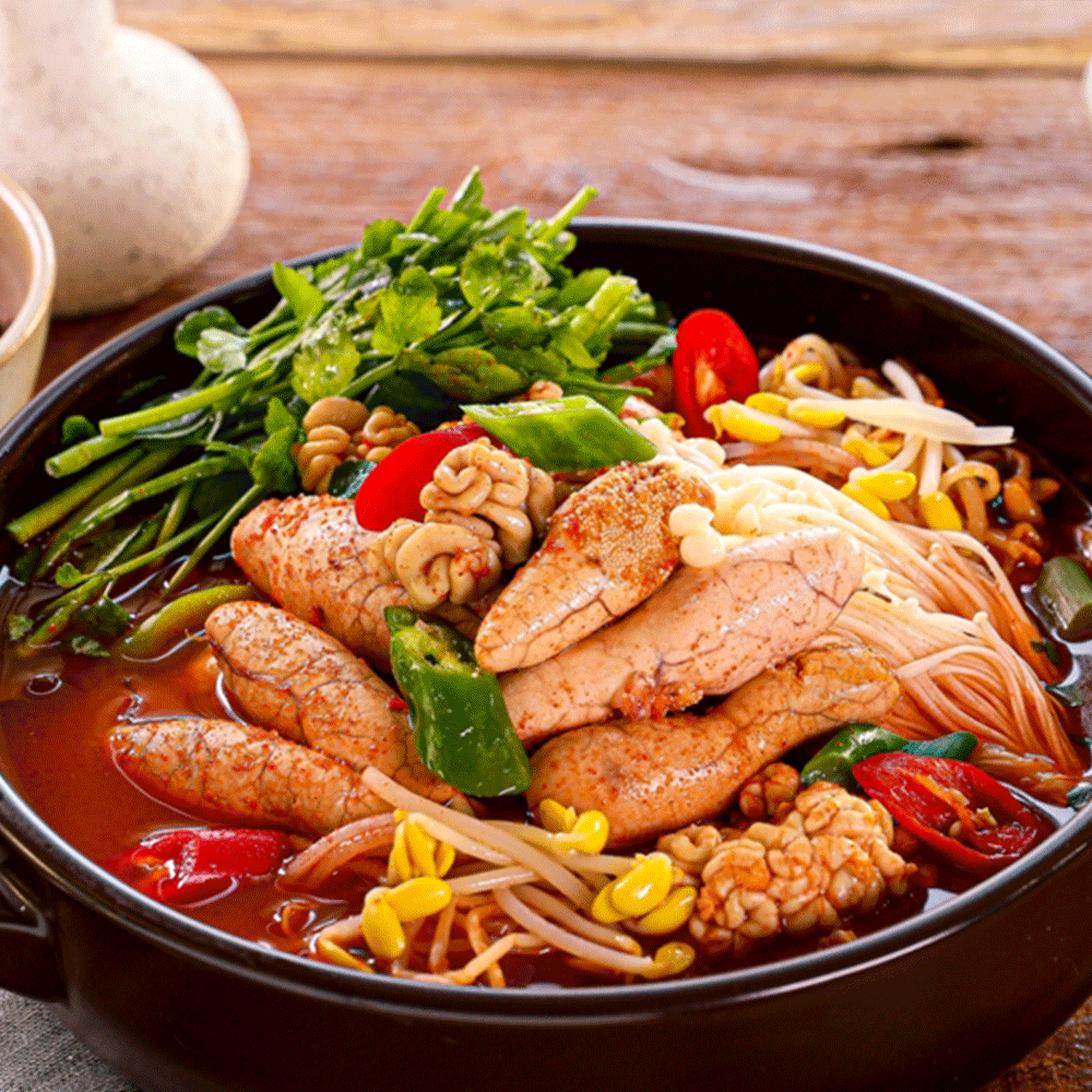[어촌시래기] 진한 꽃게육수 알탕 맛집 1.5kg 4인분 캠핑 해물탕 밀키트 - 상세 이미지 2