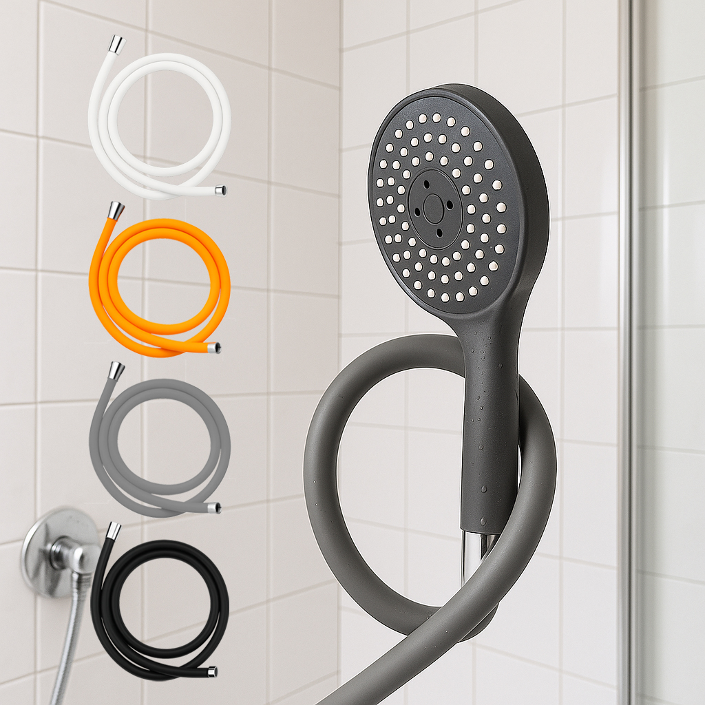 실리콘 샤워 호스 욕실 샤워기 호수 샤워기줄 1.5M