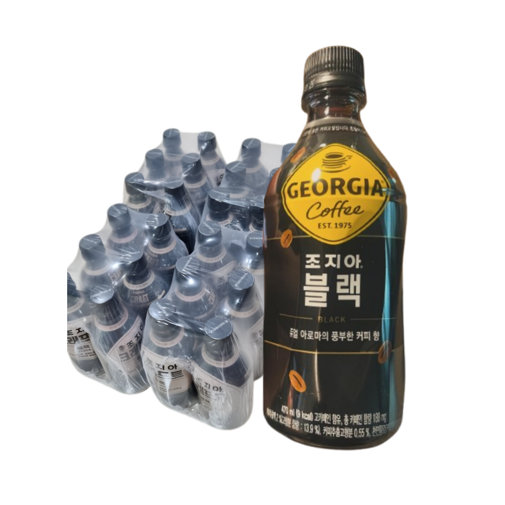 조지아 블랙 470ml 24개 : 바이오피