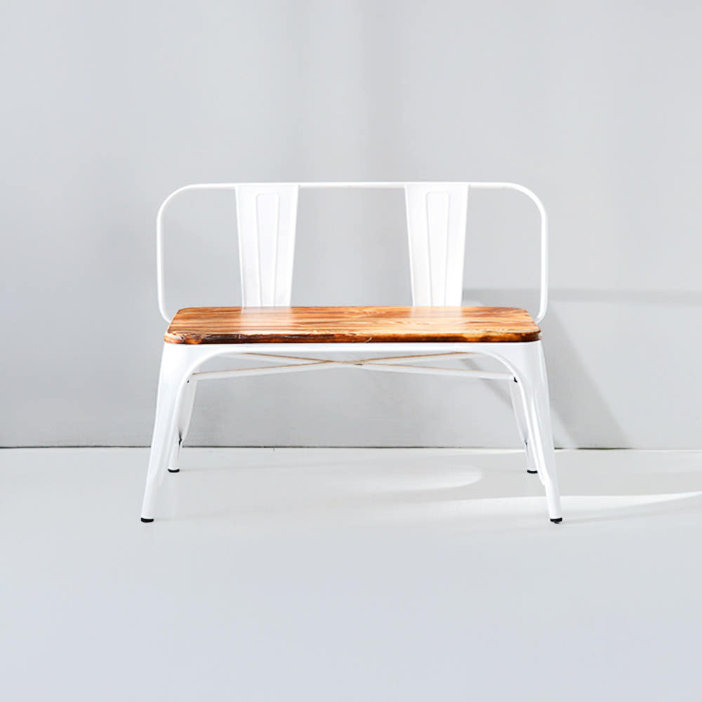 860 원목상판 빈티지벤치 화이트 2481.3115