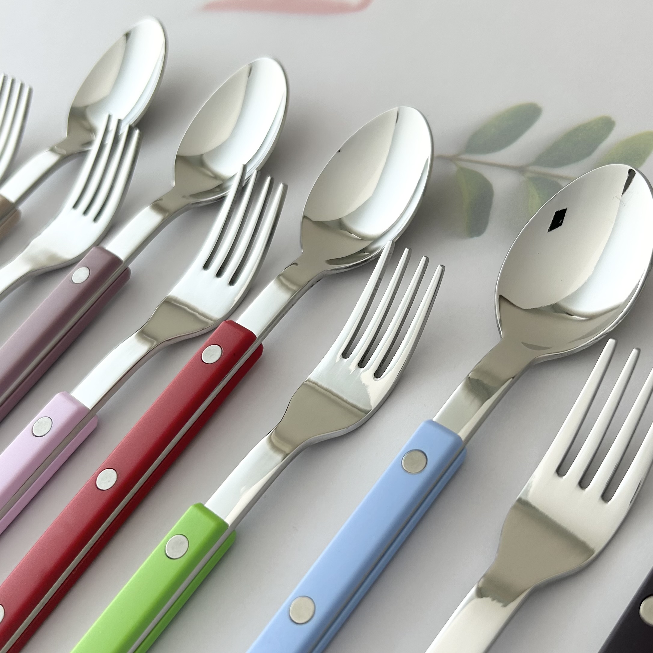 보겐 쌍띠에 스텐 유광 한식 수저세트 숟가락 젓가락 신혼부부 집들이선물 이미지 8