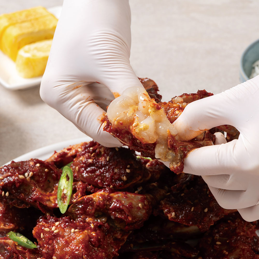 대천어가 국내산꽃게 절단 양념 꽃게장 700g