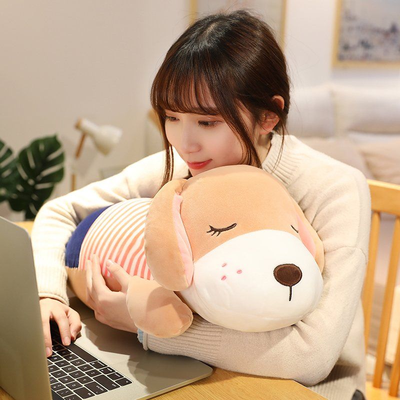 침대 인형 강아지 귀여운 바디필로우 쿠션 동물 애착 - 상세 이미지 2
