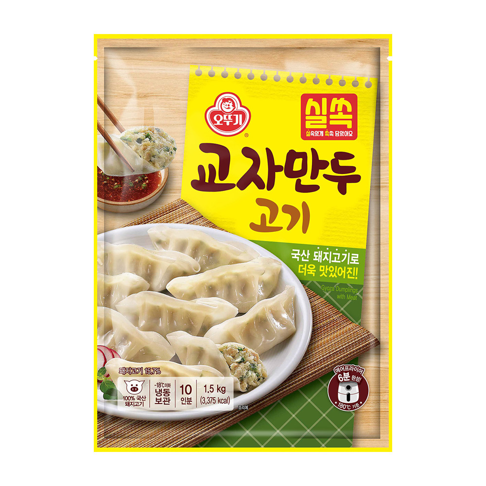 오뚜기 실쏙교자만두 고기 1.5kg - 상품 이미지