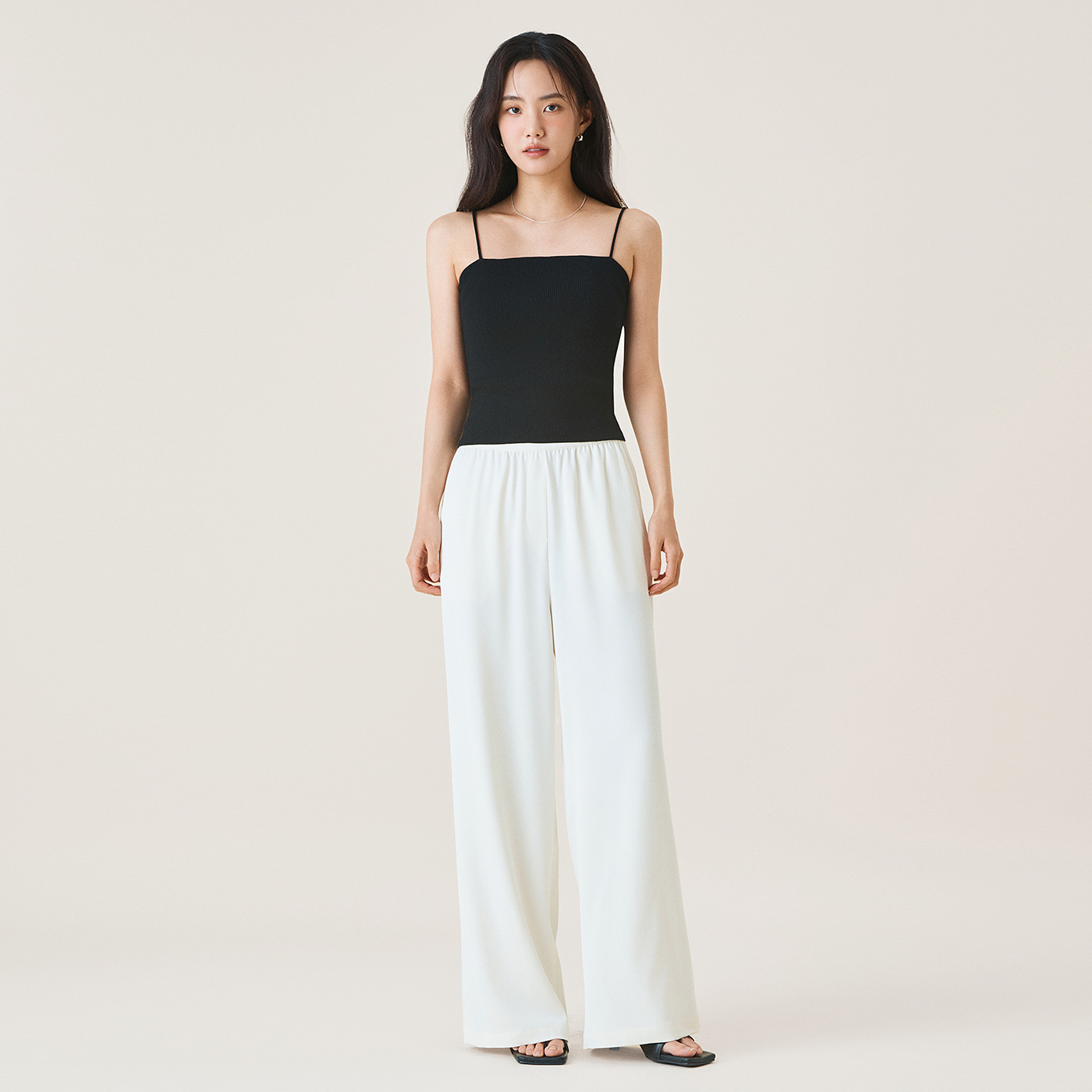 로엠 풀 밴딩 와이드 팬츠 RMTWF26R11