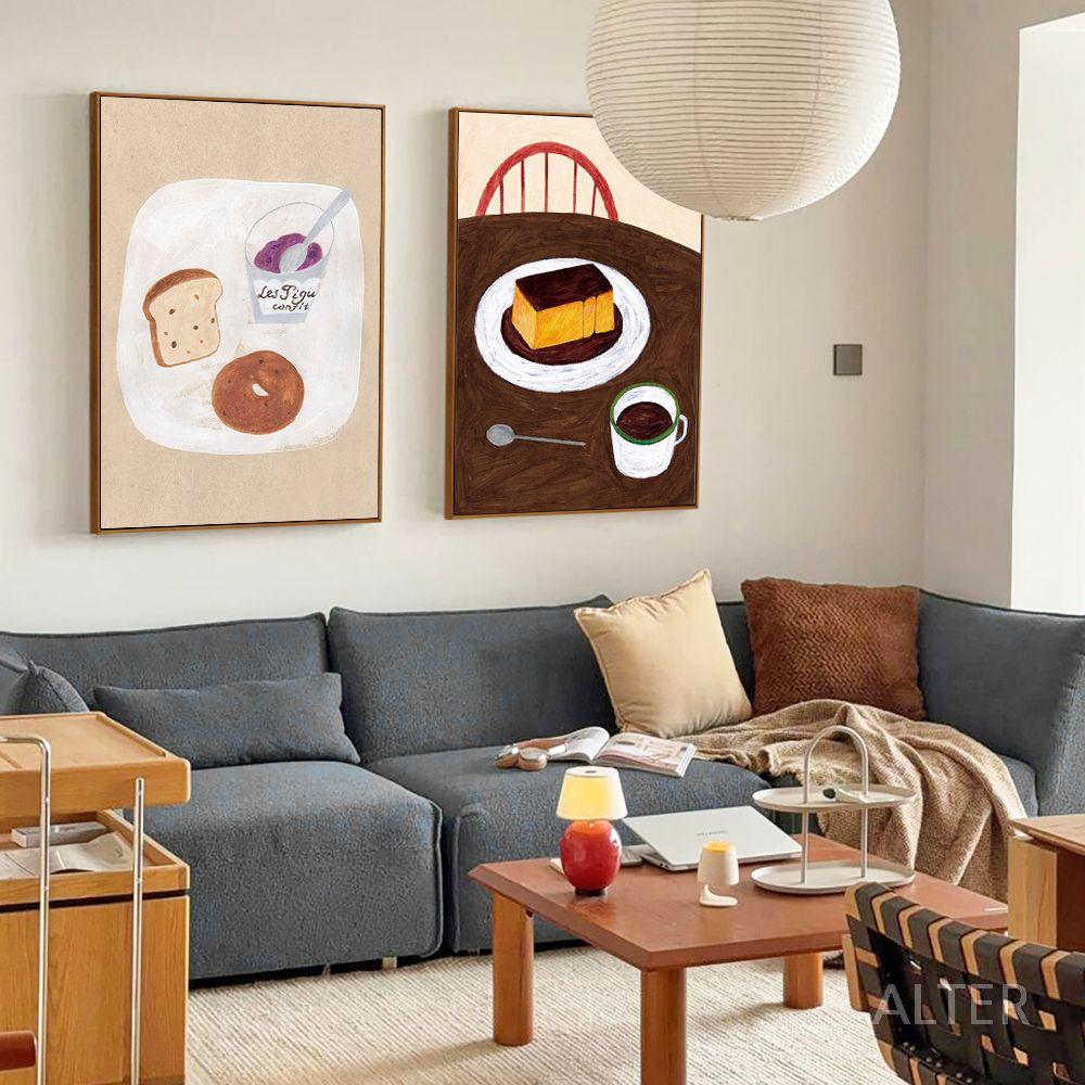 모던 주방 그림 캔버스 베이커리 액자 커피 대형 인테리어 A 100x130cm 블랙 프레임 - 상세 이미지 2