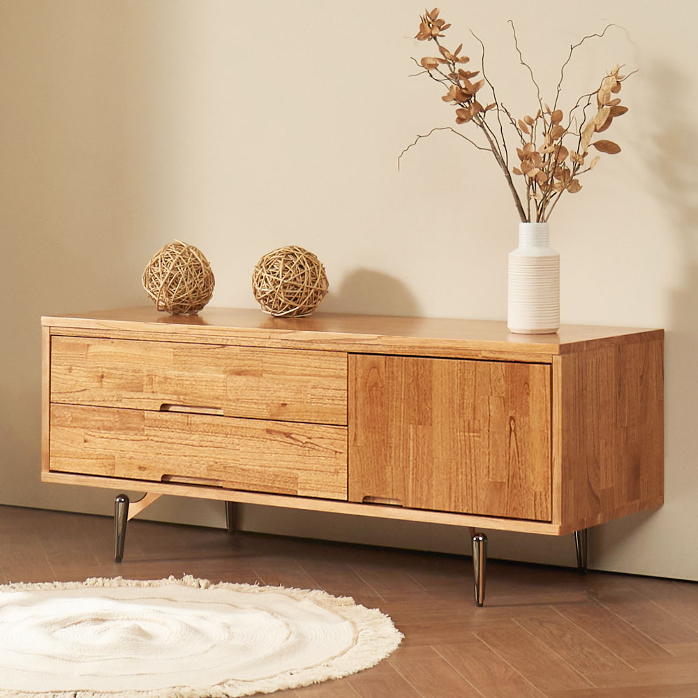 누리 원목 거실장 1200 tv장