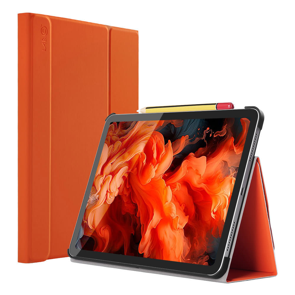 랩씨 슬림핏 케이스 스탠딩 폴리오 스마트 북커버 코랄, 아이패드 프로 27.9cm(11인치) 1세대 - 상품 이미지